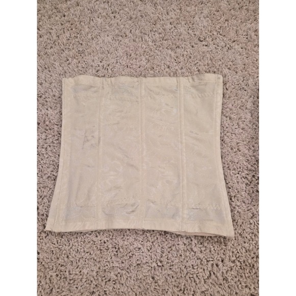 Maidenform Flexees Other - Maidenform Flexees Waist Nipper Cincher Ivory Floral Jacquard 6868 Small